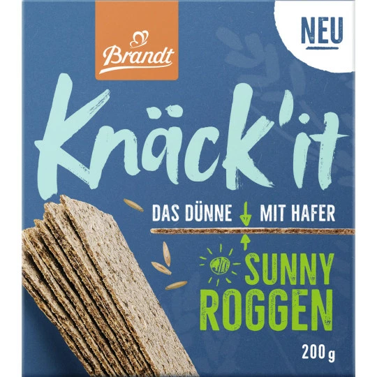 Brandt Knäck'it Sunny Roggen 200G