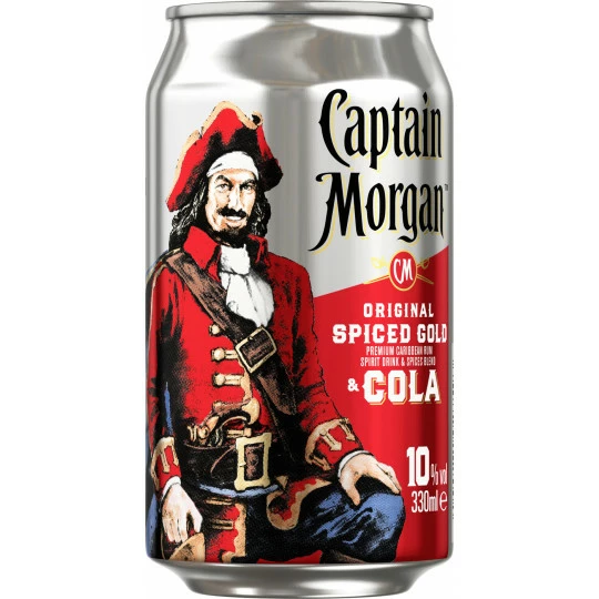 Captain Morgan Original Spiced Gold & Cola 0,33L