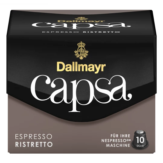 Dallmayr Capsa Espresso Ristretto Intensität 10 Kaffeekapseln 10ST 56G