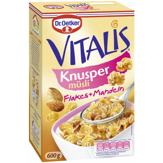 Dr. Oetker Vitalis Knusper Flakes 600G