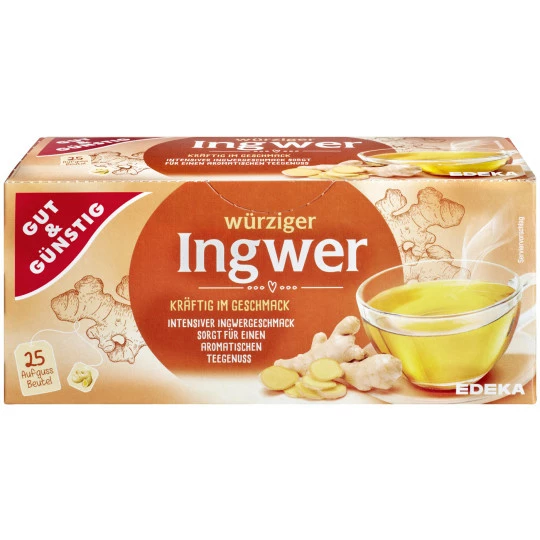 Gut &Günstig Ingwer Tee 25ST 50G
