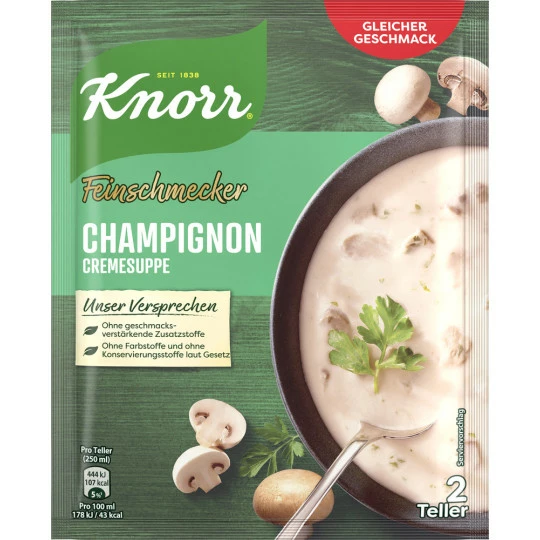 Knorr Feinschmecker Champignon Cremesuppe 45G