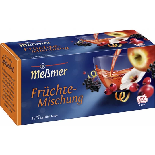 Meßmer Tee Früchte-Mischung 25ST 75G