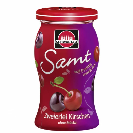 Schwartau Samt Zweierlei Kirschen 270G
