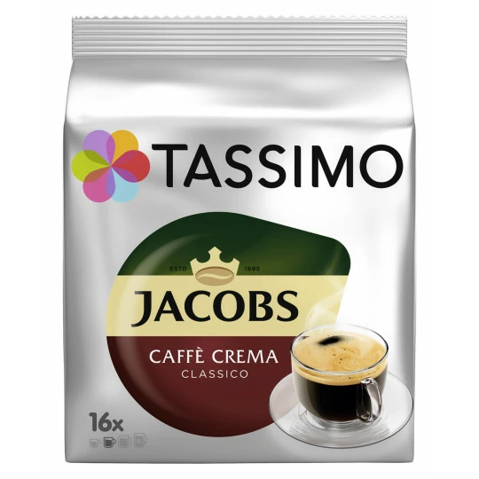 Tassimo Jacobs Caffé Crema Classico 16ST 112G